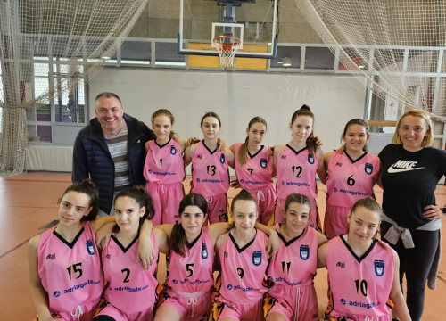 I mlade košarkašice Vodica se plasirale na završnicu U13 Prvenstva Hrvatske