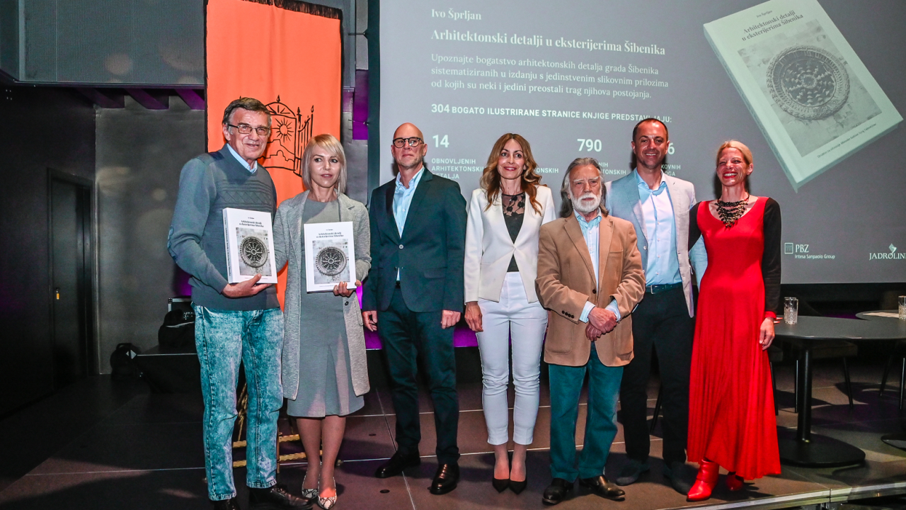 U Arsenu predstavljena monografija Ive Šprljana s više od 3000 arhitektonskih detalja Šibenika