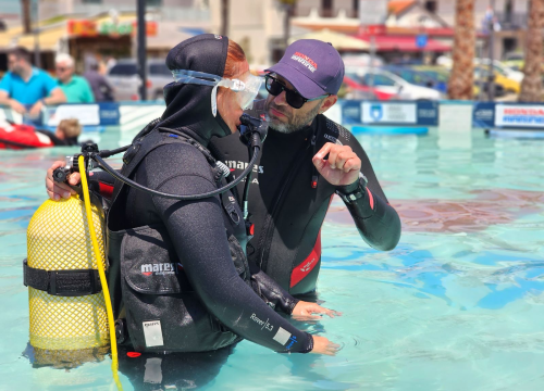 Pogled u plavo oduševio Vodičane: Besplatna probna ronjenja za posjetitelje i eko akcija