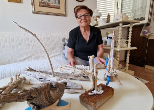 Što more na obalu izbaci, Matija Matilda Seper pretvori u umjetnost