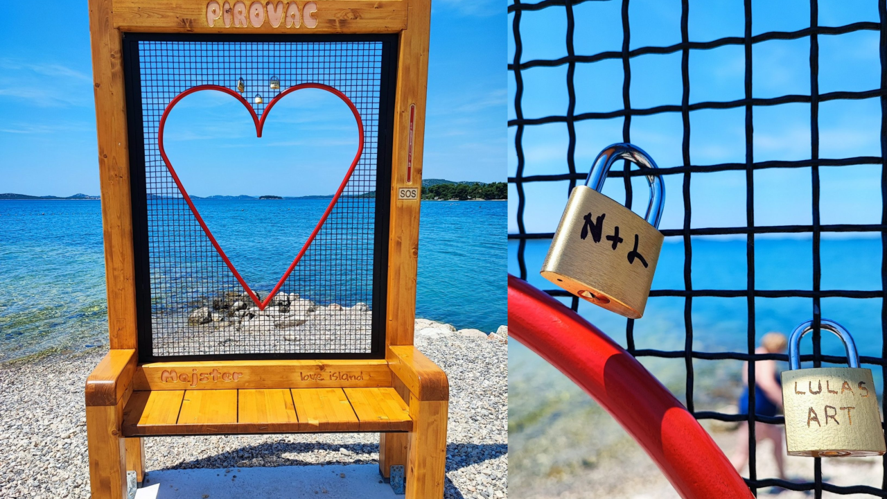 Pirovac dobio zanimljivu foto-lokaciju: 'Klupu zaljubljenih' napravio je Mario Lulas