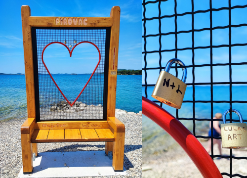 Pirovac dobio zanimljivu foto-lokaciju: 'Klupu zaljubljenih' napravio je Mario Lulas