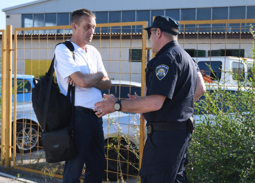 Direktoru Robertu Miljkoviću djelatnici Cesta Šibenik zapriječili ulazak u tvrtku