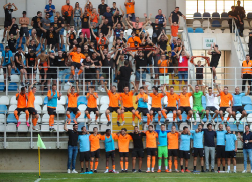 Zasad dobro: Igrači i trener HNK Šibenika sretni sa tri boda i svjesni da ima još dosta posla