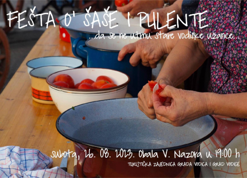 Šaša i pulenta othranile su generacije Vodičana, a ovo tradicionalno jelo možete probati na fešti