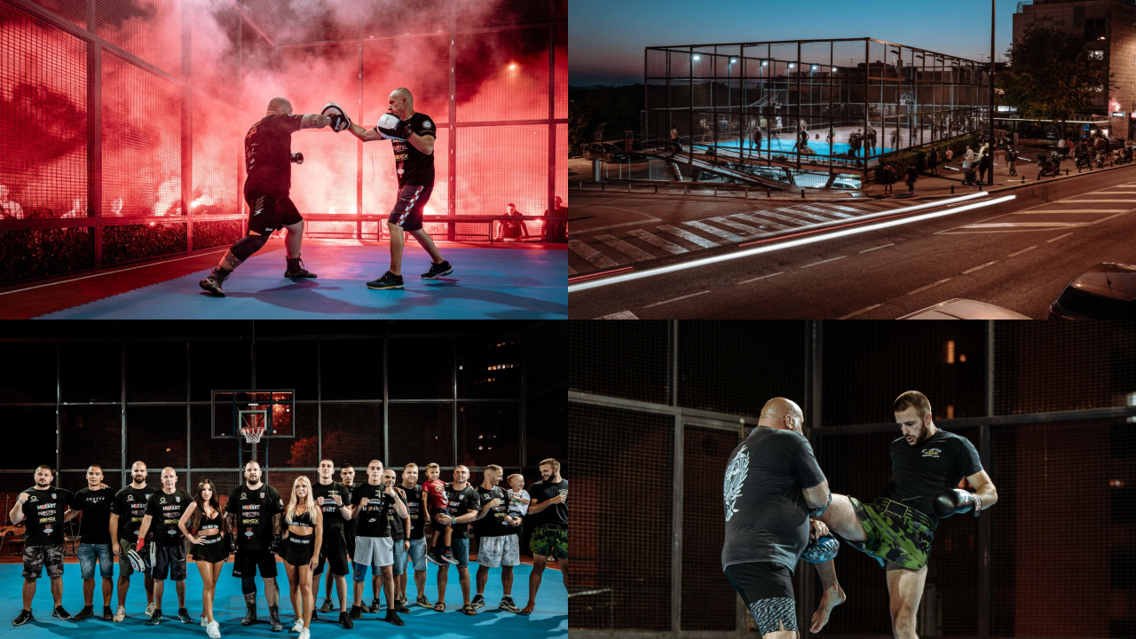 Funcuti bakljadom podržali Franu Vukovića na otvorenom treningu uoči borbe za naslov