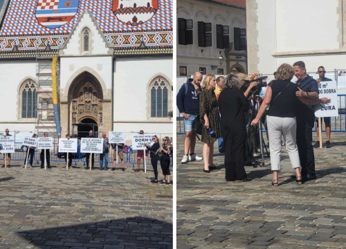 Stipe Petrina predvodi prosvjed u Zagrebu: 'Ovdje smo da prenesemo istinu, a ne da ikoga molimo za svoje!'