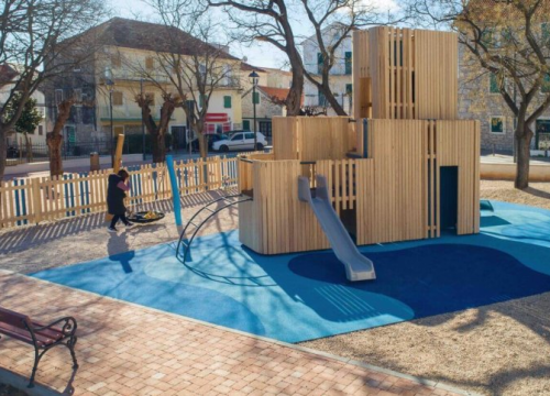 Dječje igralište u novouređenom parku u Vodicama osvojilo 'Oscara' za drvni dizajn