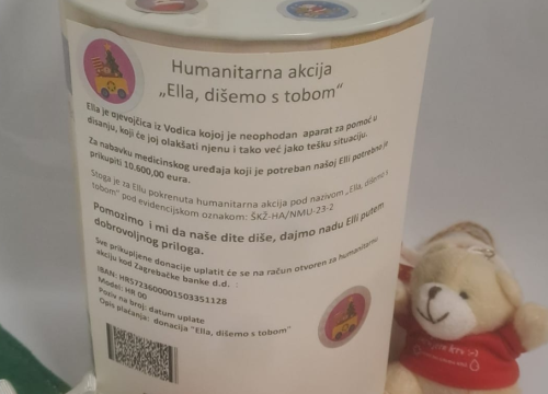 U samo šest dana prikupljena sredstva za kupnju uređaja malenoj Vodičanki Elli