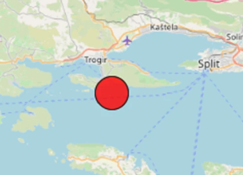 Potres od 3 po Richteru zatresao Srednju Dalmaciju: Epicentar kod Trogira