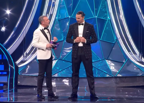 Ibrahimović na pozornicu Sanrema izašao uz Breninu 'Luda za tobom'