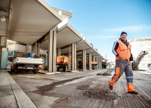Fotografija 4 - Sanira se kolnik na Autobusnom kolodvoru: Privremeno se mijenjaju lokacije polazaka dijela autobusnih linija