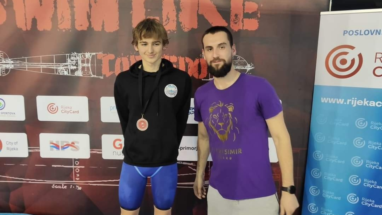 Bronca Gorana Stegića na međunarodnom plivačkom mitingu u Rijeci