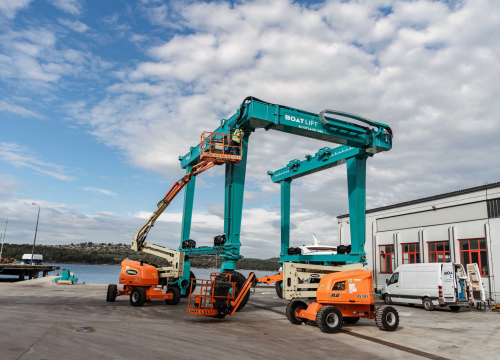 Fotografija 2 - U tijeku je montaža novog travellifta kapaciteta 75 tona u Iskra brodogradilištu!