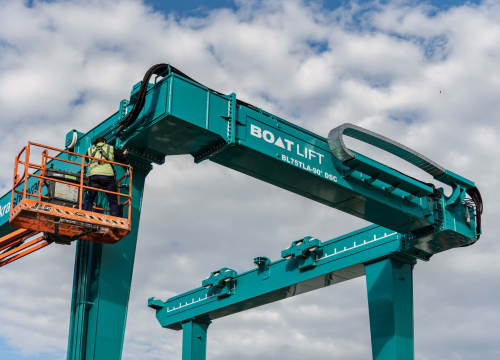 Fotografija 4 - U tijeku je montaža novog travellifta kapaciteta 75 tona u Iskra brodogradilištu!