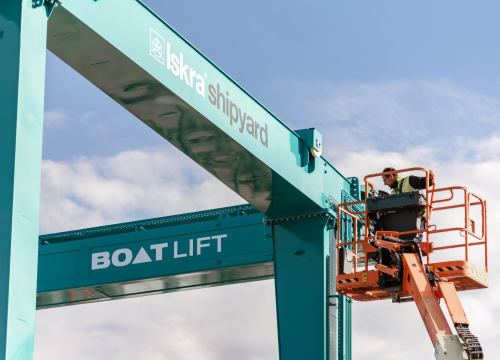 Fotografija 7 - U tijeku je montaža novog travellifta kapaciteta 75 tona u Iskra brodogradilištu!