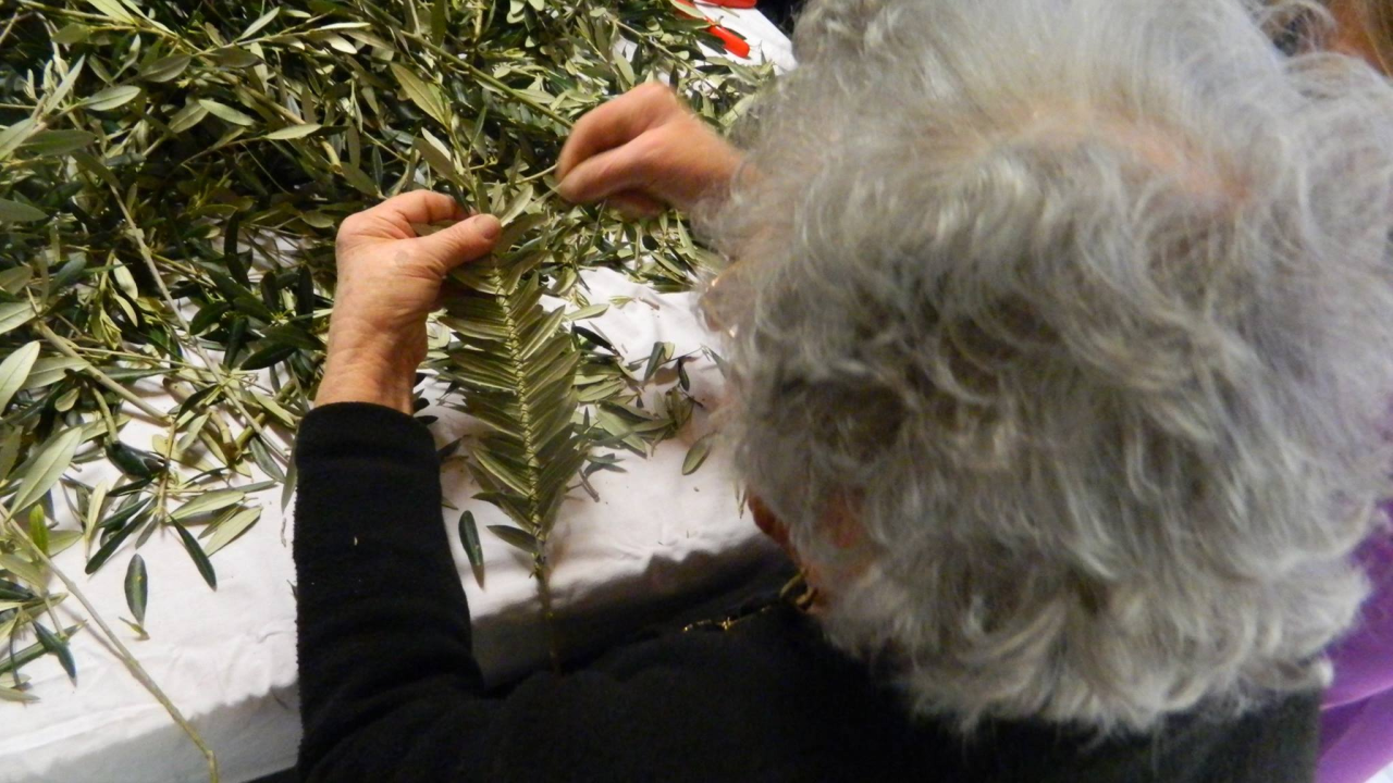 U Betini radionica pletenja maslinovih palmi