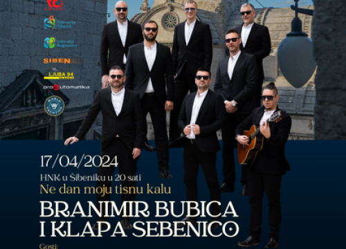 Fotografija 2 - U šibenskom kazalištu promocija albuma Branimira Bubice i Klape Sebenico