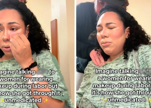 Žena izazvala raspravu jer se šminkala prije poroda