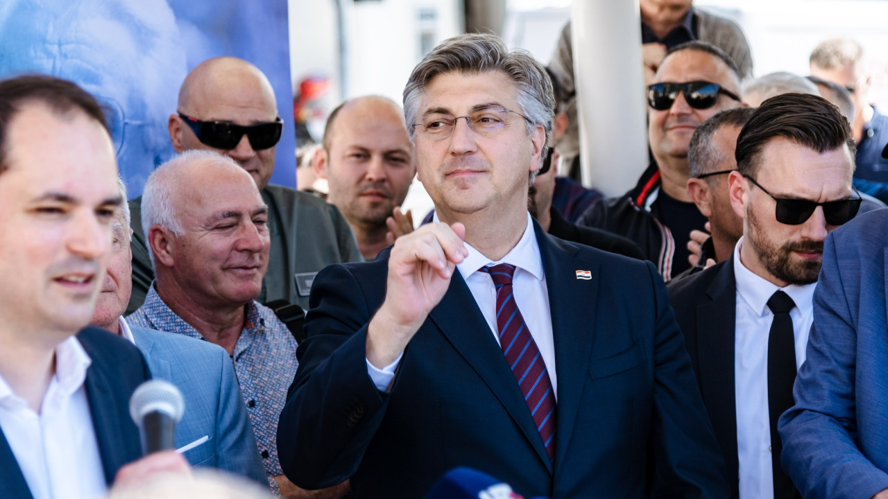 Plenković u Šibeniku: 'Uvjeren sam da će 9. izborna jedinica dati najveći obol ukupnoj pobjedi HDZ-a'