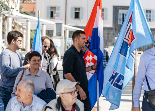 Fotografija 22 - Plenković u Šibeniku: 'Uvjeren sam da će 9. izborna jedinica dati najveći obol ukupnoj pobjedi HDZ-a'