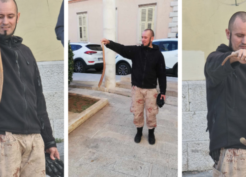 Denis Periša spasio blavora iz centra Šibenika: Motao se oko ulaza u gradsku upravu