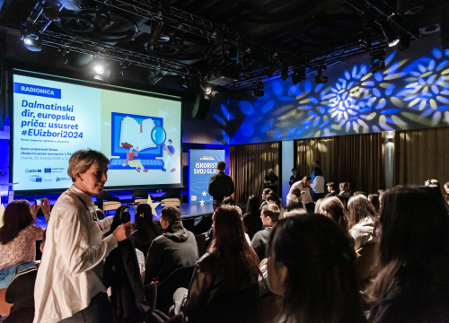 Fotografija 3 - Na radionici 'Dalmatinski đir, europska priča' u Arsenu mladi se pripremali za EU izbore