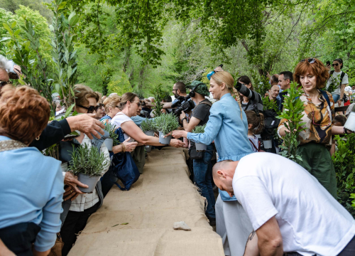 Fotografija 28 - Podijeljeno tisuću sadnica lavande i lovora: 'Želimo očuvati naše ekosustave i poticati bioraznolikost'