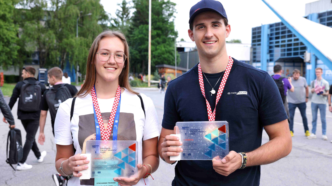 'Zlatni maturanti': Ema i Dino najbolji u Hrvatskoj na državnom natjecanju strukovnih škola