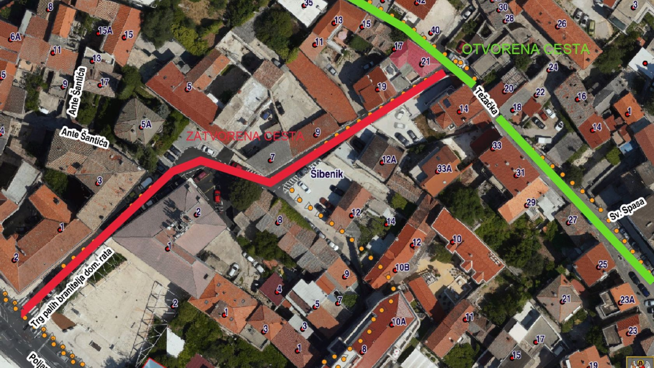 Do sutra ujutro maknite automobile iz Ulice Petra Grubišića, stišu solari na Krešimirov dom