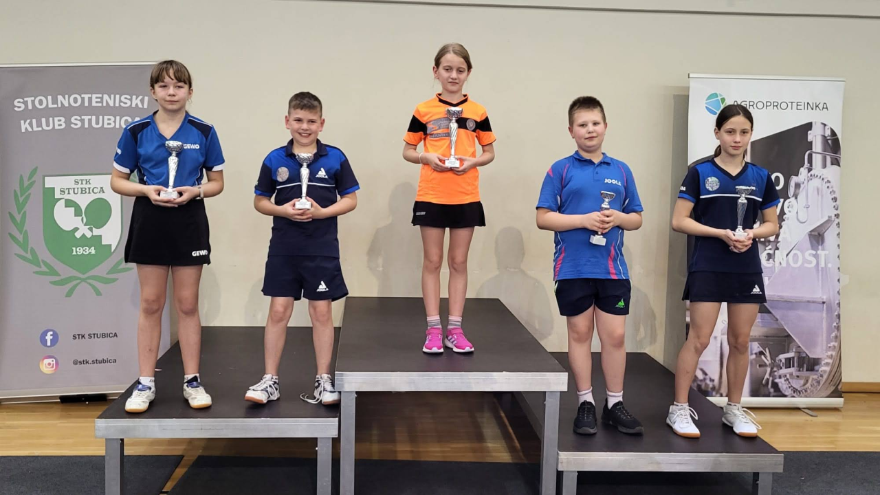 Mlada stolnotenisačica Vilma Despot donijela zlato u STK Šibenik