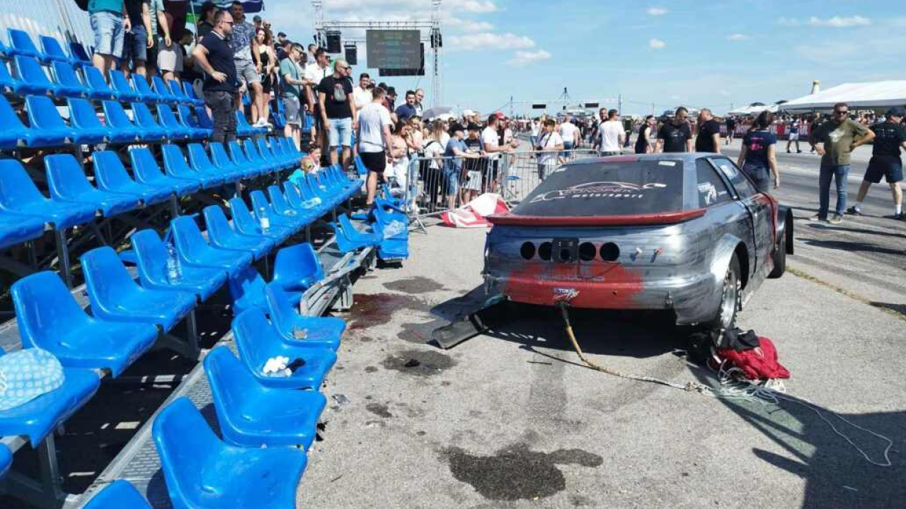 Brutalna jurilica zabila se u gledatelje na Osijek Street Raceu
