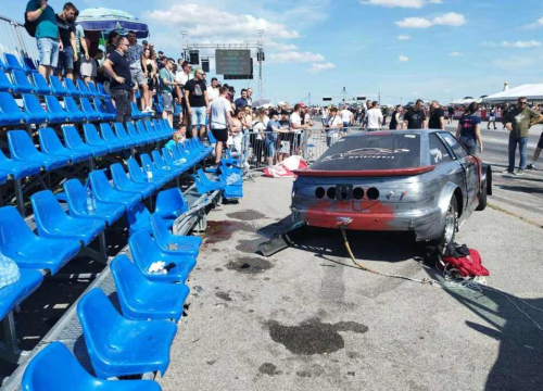 Brutalna jurilica zabila se u gledatelje na Osijek Street Raceu