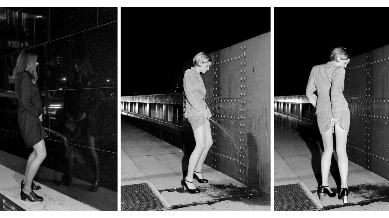 Puno prije Šibenika nadzornim kamerama su okupirali London pa su neke žene odlučile pišati po ulicama. S nogu