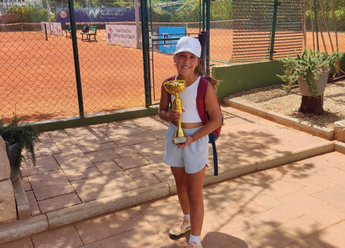 Fotografija 6 - Mlada šibenska tenisačica Lara Meri Zorčić srebrna na festivalskom turniru