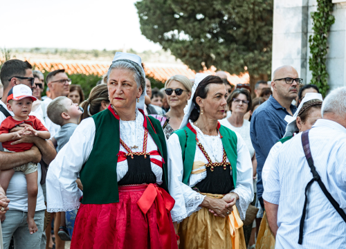Fotografija 4 - Velik broj vjernika okupio se u marijanskom svetištu u Vrpolju: Misu predvodio biskup Rogić