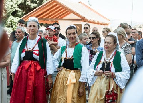 Fotografija 8 - Velik broj vjernika okupio se u marijanskom svetištu u Vrpolju: Misu predvodio biskup Rogić