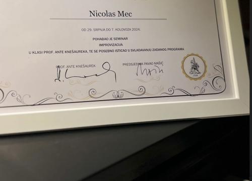 Fotografija 22 - Završena je Orguljaška ljetna škola u Šibeniku: Najmlađa polaznica 9, najstarija 60 godina