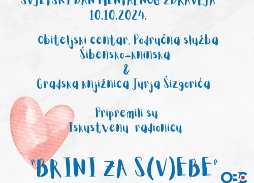 Fotografija 3 - Obilježavanje Svjetskog dana mentalnog zdravlja u Gradskoj knjižnici uz zanimljivu radionicu