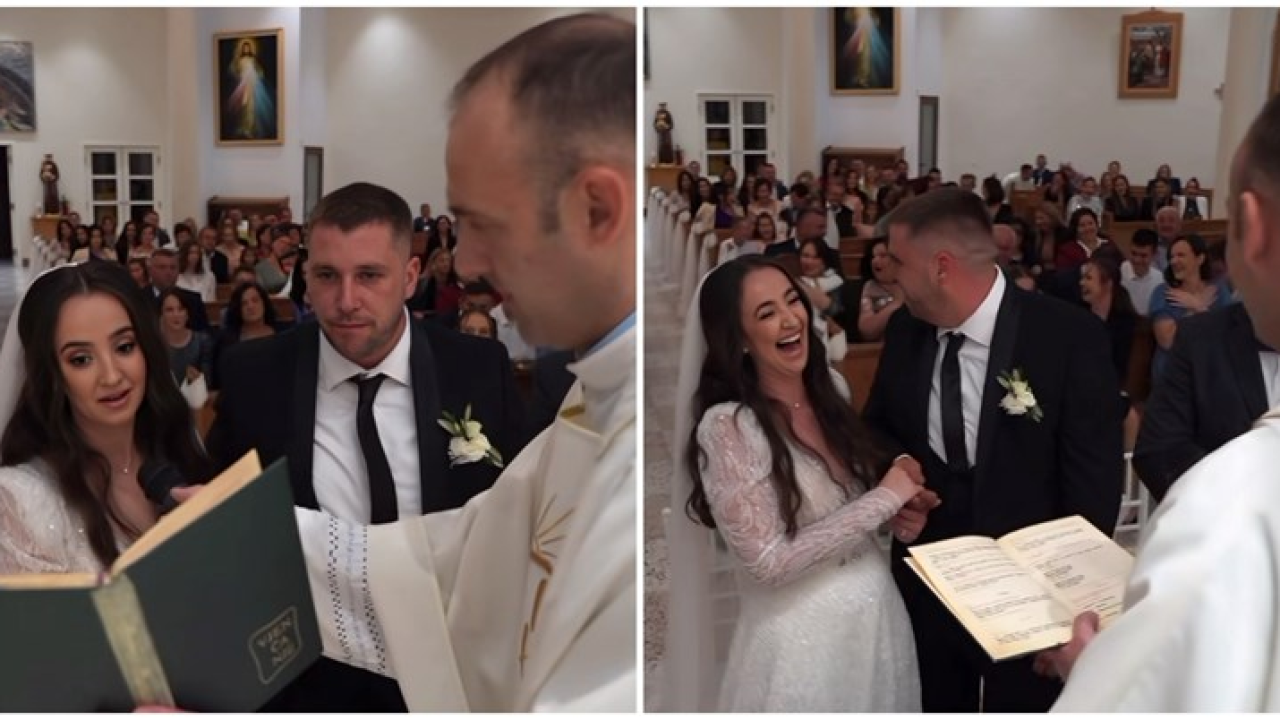 Urnebesna snimka s hercegovačkog vjenčanja: 'Nemoj, tetka, nemoj, molim te'