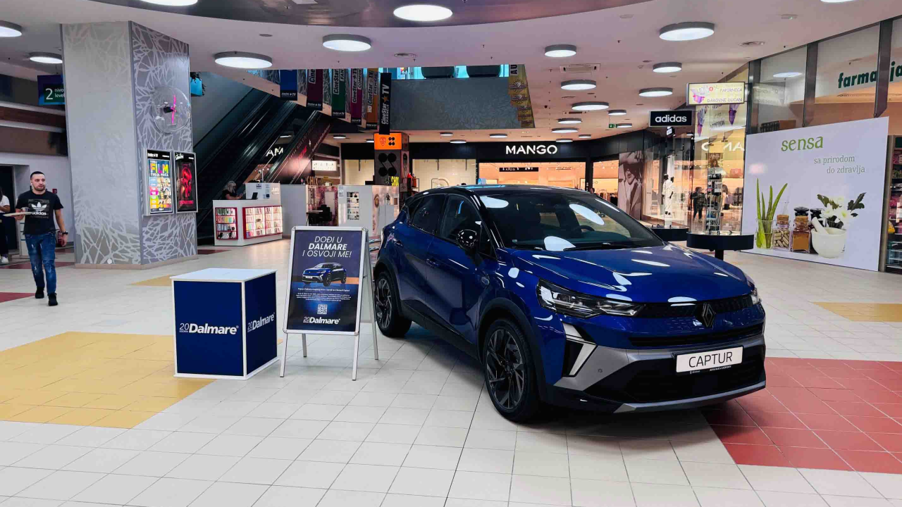 Veliki nagradni natječaj u Dalmare shopping centru – Osvojite novi Renault Captur!