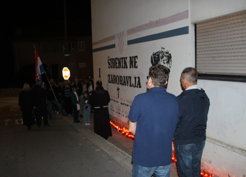 Fotografija 2 -  Na Šubićevcu obilježena 33. obljetnica pogibije Blage Zadre