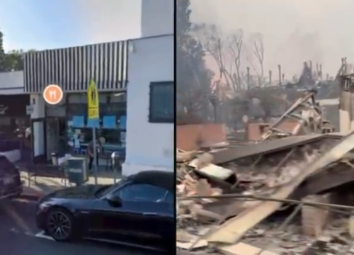 Pogledajte ulice u elitnoj četvrti Los Angelesa prije i poslije požara