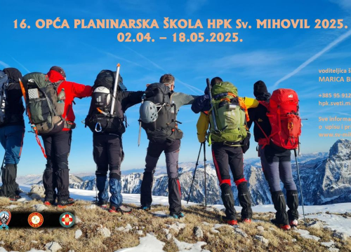 Kreće Opća planinarska škola HPK Sv. Mihovil, prijave su u tijeku