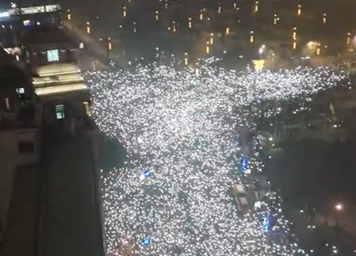 Studenti u Srbiji ne odustaju, pogledajte prizore sa prosvjeda u Beogradu