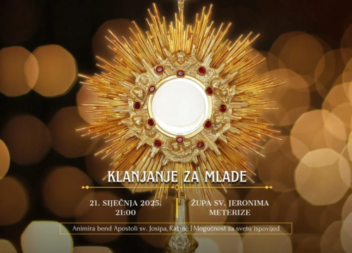 U crkvi na Meterizama klanjanje za mlade