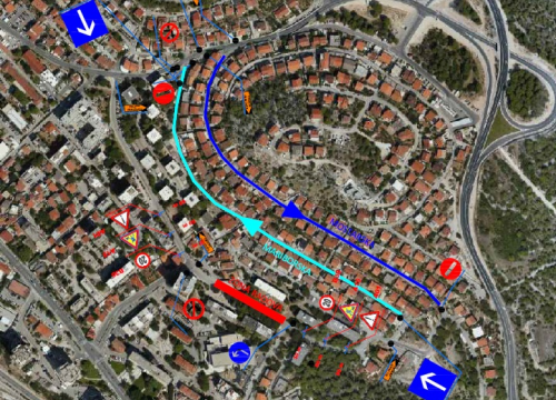 Fotografija 1 -  Počinju radovi na uređenju Ulice 3.studenoga 1944.