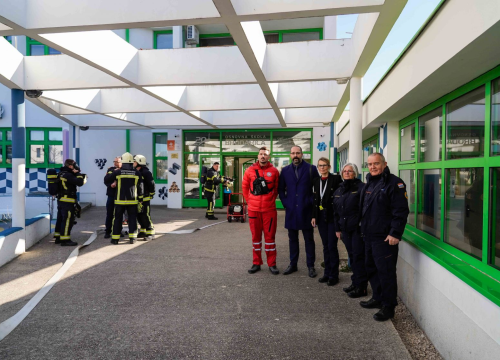 Fotografija 6 - Evakuirana OŠ Brodarica: Bez brige, to je bila samo vježba
