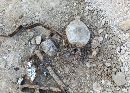 Fotografija 3 - Kraj Knina pronađene minobacačke granate iz Drugog svjetskog rata