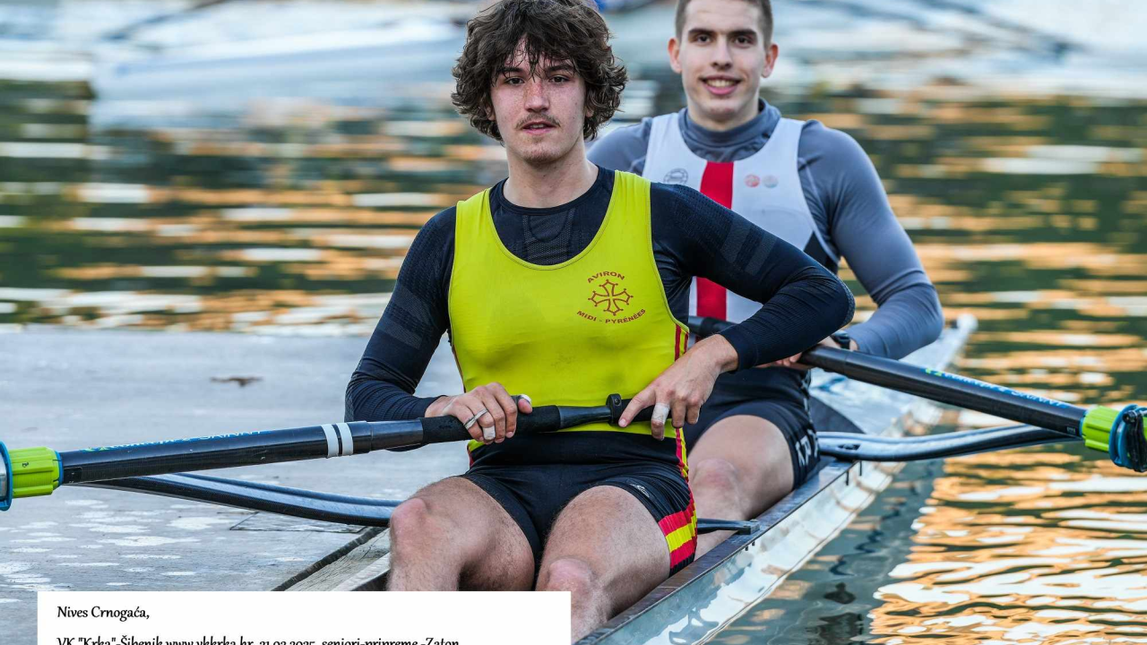 Hrvatska veslačka elita na pripremama u Zatonu